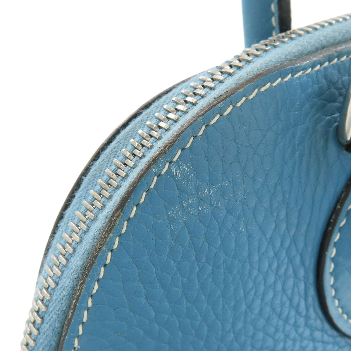 HERMES Bolide31 Blue Jean SilverHardware Handbag Taurillon Clemence Ladies [Used]