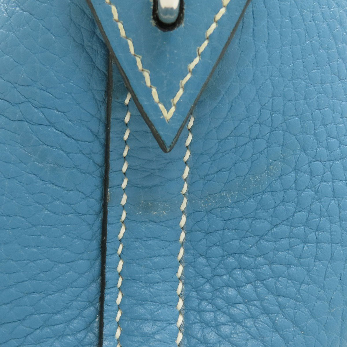 HERMES Bolide31 Blue Jean SilverHardware Handbag Taurillon Clemence Ladies [Used]