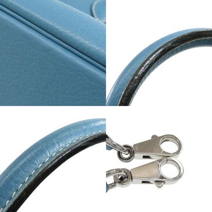 HERMES Bolide31 Blue Jean SilverHardware Handbag Taurillon Clemence Ladies [Used]