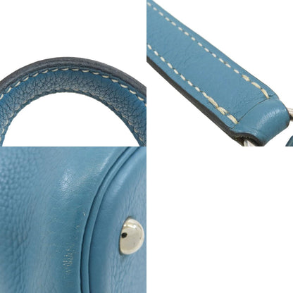 HERMES Bolide31 Blue Jean SilverHardware Handbag Taurillon Clemence Ladies [Used]