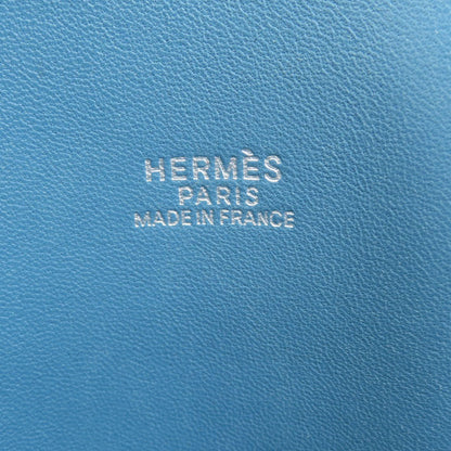 HERMES Bolide31 Blue Jean SilverHardware Handbag Taurillon Clemence Ladies [Used]