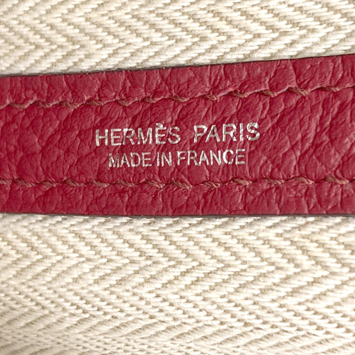 HERMES Garden Party TPM SilverHardware Handbag Negonda Ladies [Used]