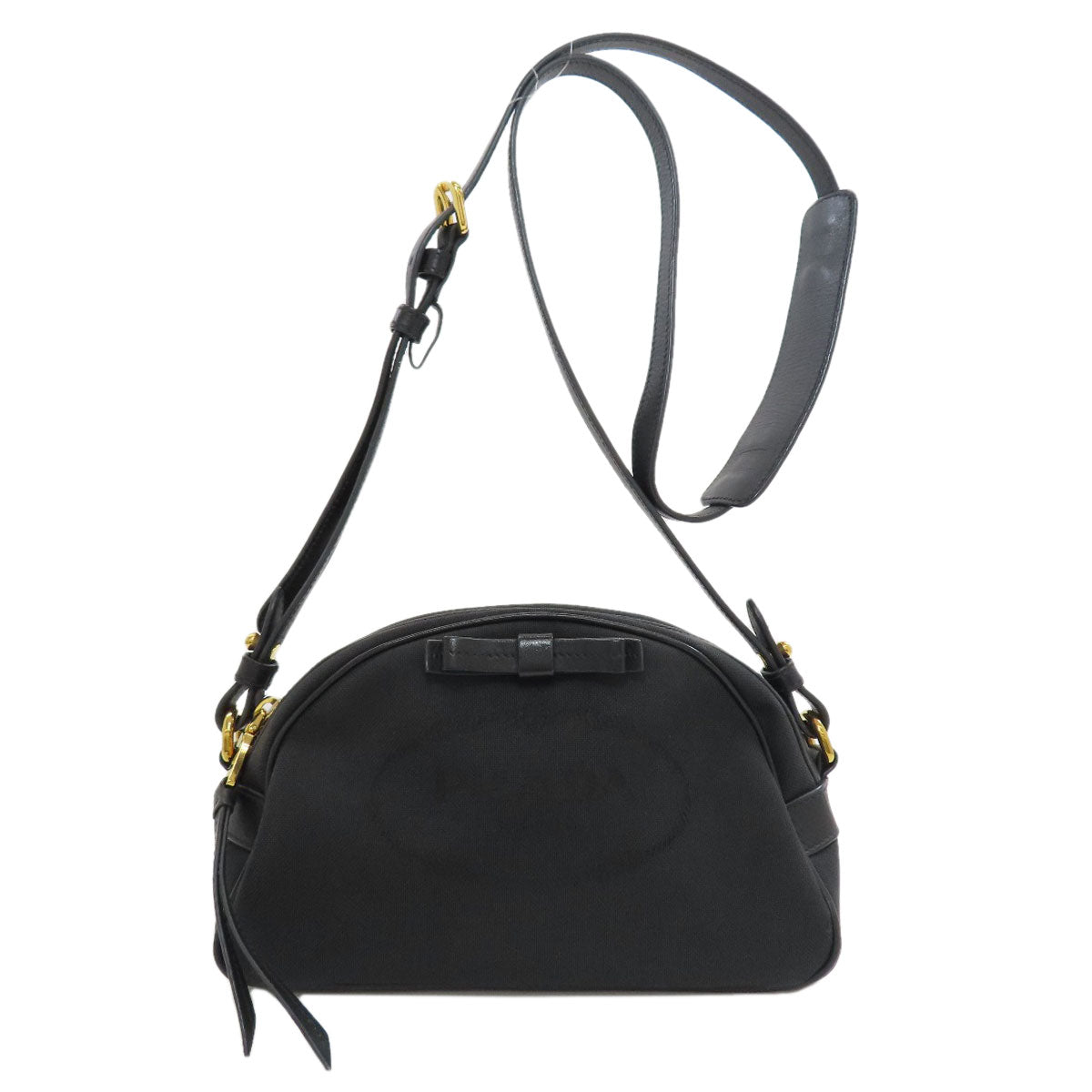 PRADA logo Shoulder Bag Canvas Ladies [Used]