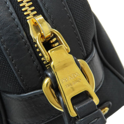 PRADA logo Shoulder Bag Canvas Ladies [Used]