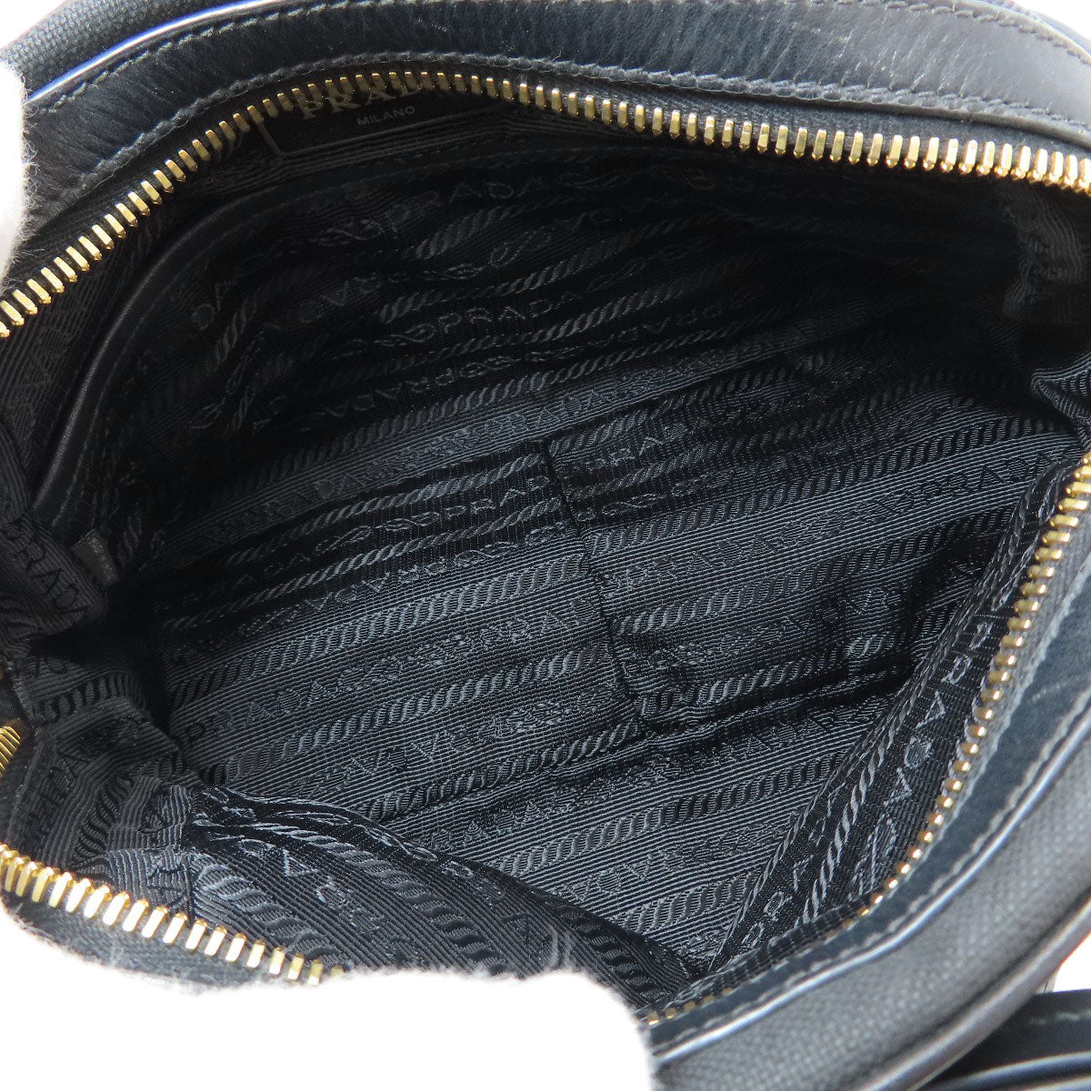 PRADA logo Shoulder Bag Canvas Ladies [Used]