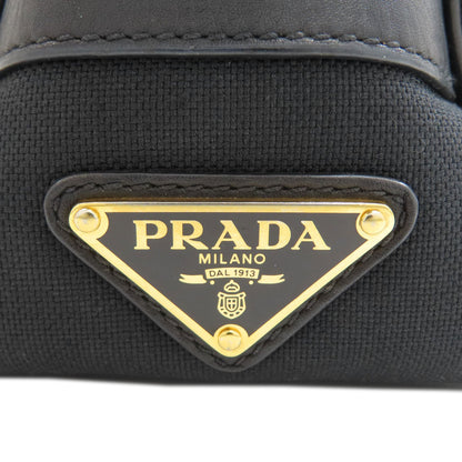 PRADA logo Shoulder Bag Canvas Ladies [Used]