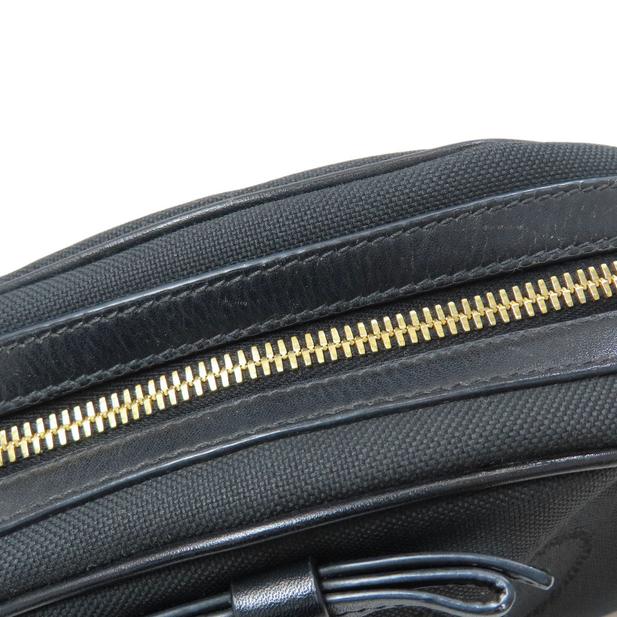 PRADA logo Shoulder Bag Canvas Ladies [Used]