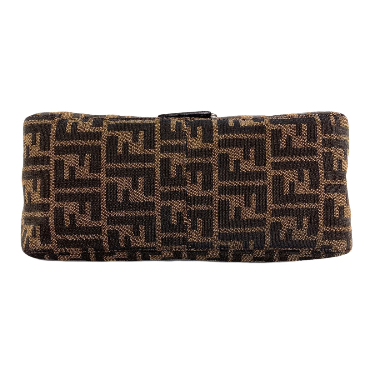 FENDI one belt Zucca pattern Mamma Bucket Shoulder Bag Canvas Ladies [Used]