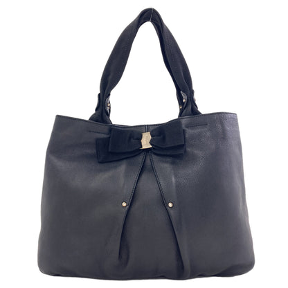 Salvatore Ferragamo Vara ribbon Tote Bag Leather Ladies [Used]
