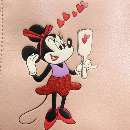 kate spade Disney collaboration Minnie Mouse 2-way bag Handbag Leather Ladies [Used]