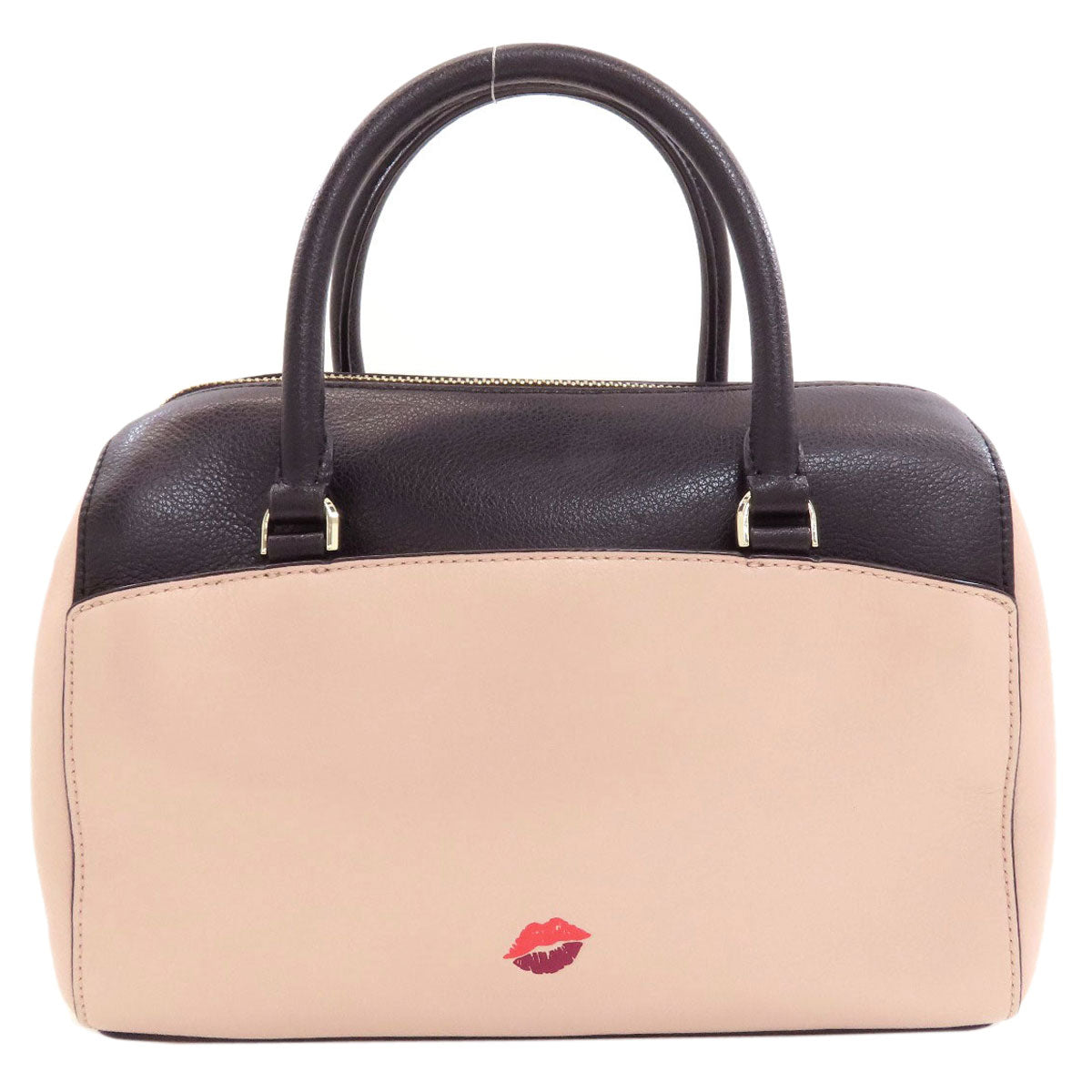 kate spade Disney collaboration Minnie Mouse 2-way bag Handbag Leather Ladies [Used]