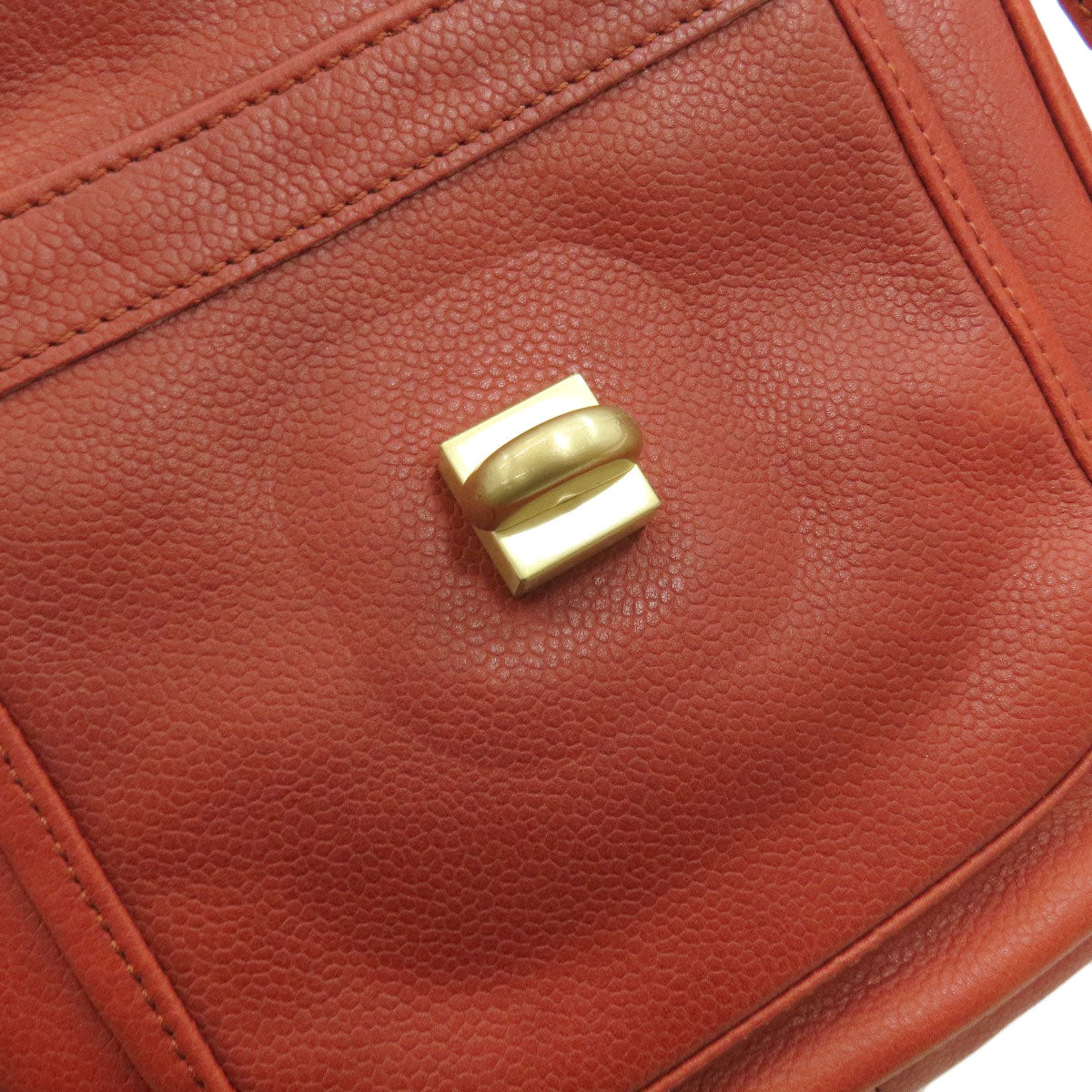Longchamp logo Shoulder Bag Leather Ladies [Used]
