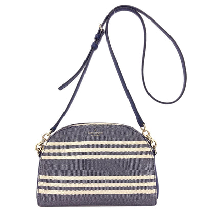 kate spade Long Shoulder Border Shoulder Bag Canvas LeatherLadies [Used]