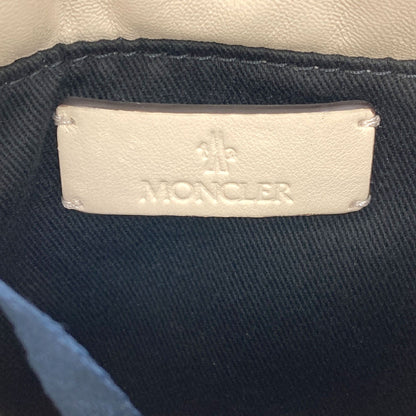 MONCLER logo Shoulder Bag Leather Ladies [Used]