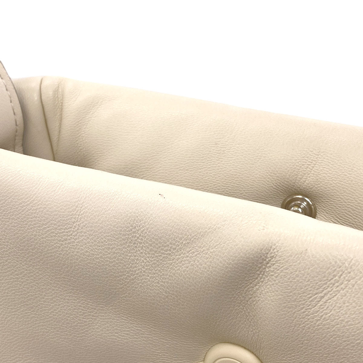 MONCLER logo Shoulder Bag Leather Ladies [Used]