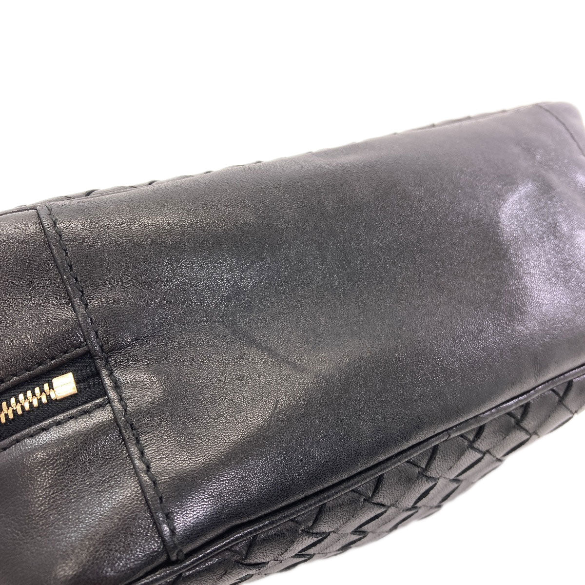 BOTTEGA VENETA Intrecciato Handbag Leather Ladies [Used]