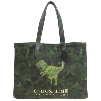 COACH CCD11 Lexi Camouflage Print Tote Bag Canvas Ladies [Used]