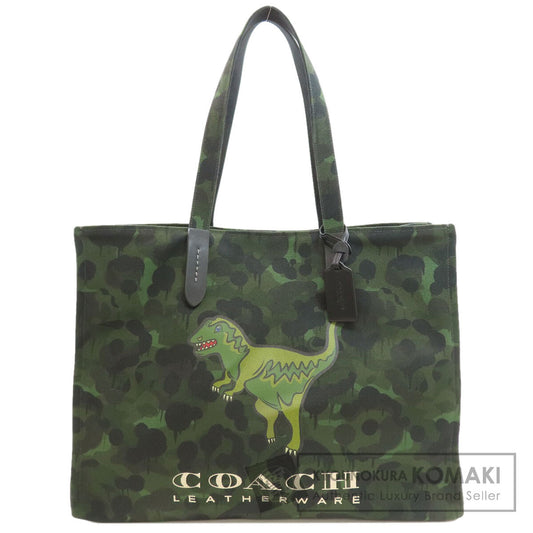 COACH CCD11 Lexi Camouflage Print Tote Bag Canvas Ladies [Used]