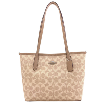 COACH CU759 Signature Tote Bag PVC Ladies [Used]