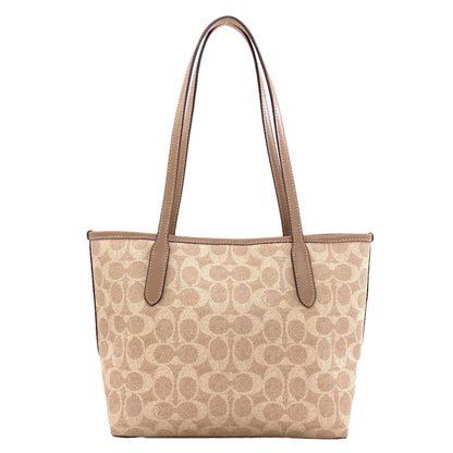COACH CU759 Signature Tote Bag PVC Ladies [Used]