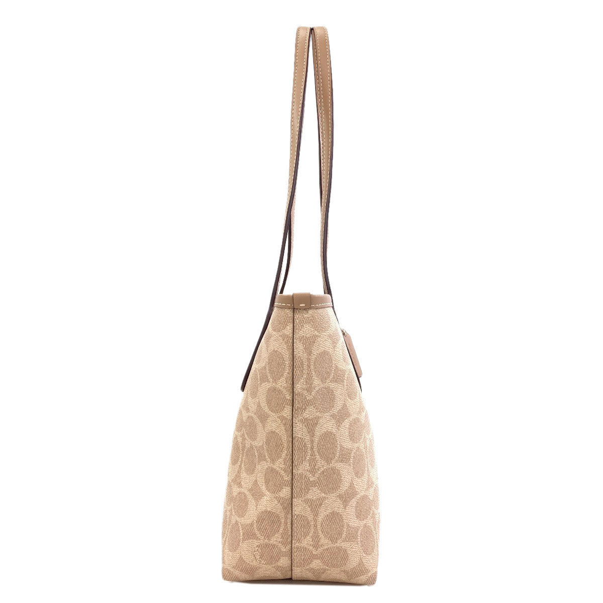COACH CU759 Signature Tote Bag PVC Ladies [Used]