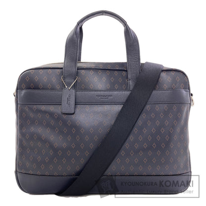 COACH Total pattern 2WAY Business bag Leather mens [Used]