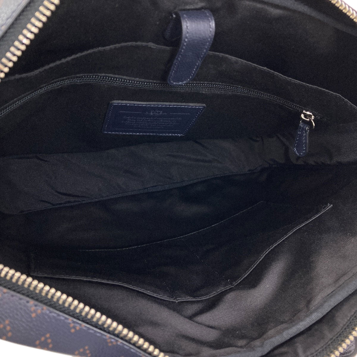 COACH Total pattern 2WAY Business bag Leather mens [Used]