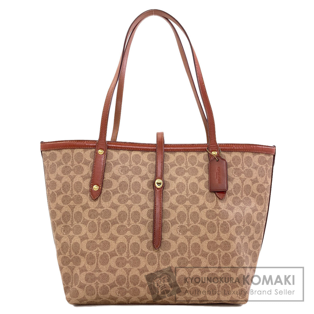 COACH 32714 Signature Tote Bag PVC Ladies [Used]