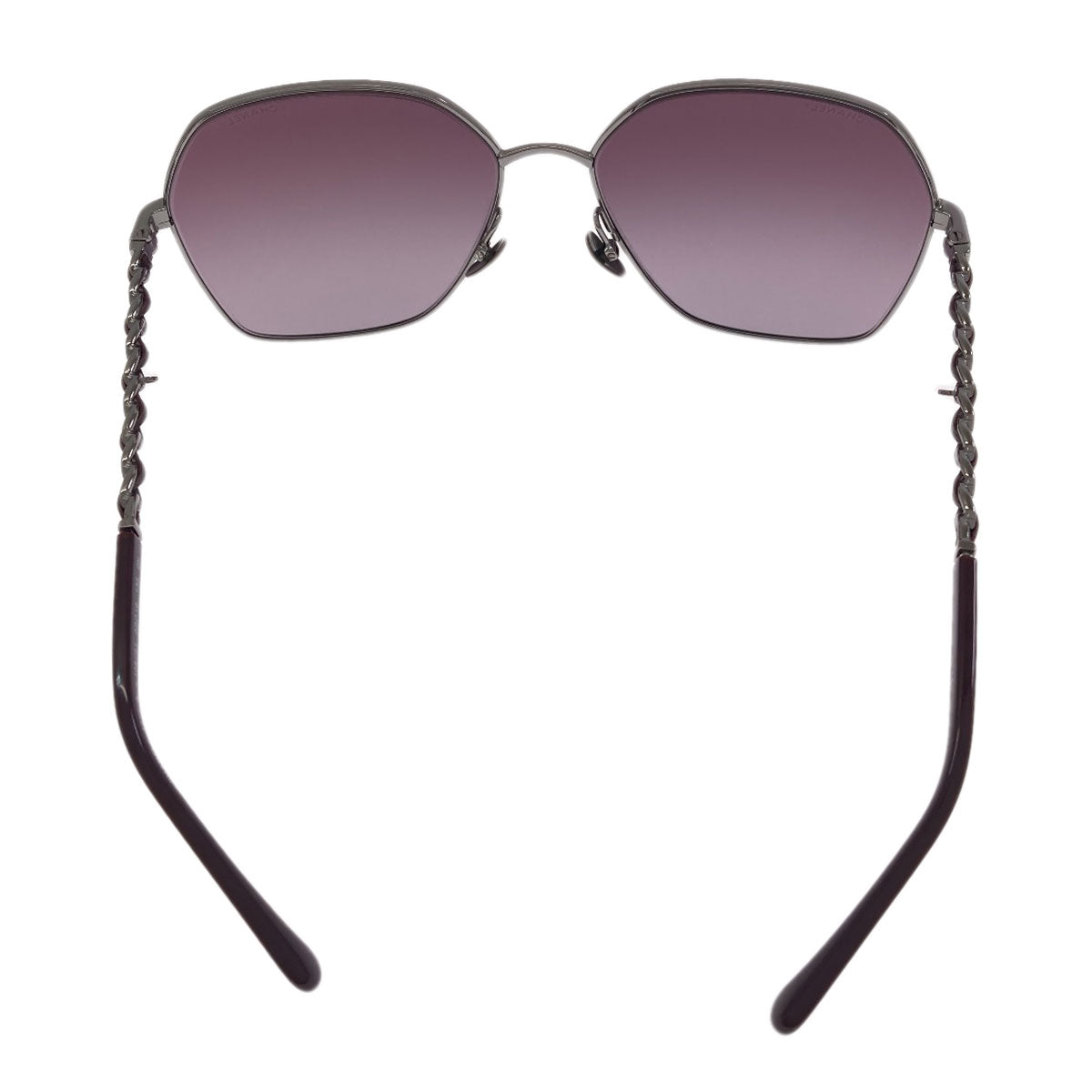 CHANEL logo sunglasses Plastic LeatherLadies [Used]
