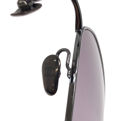 CHANEL logo sunglasses Plastic LeatherLadies [Used]