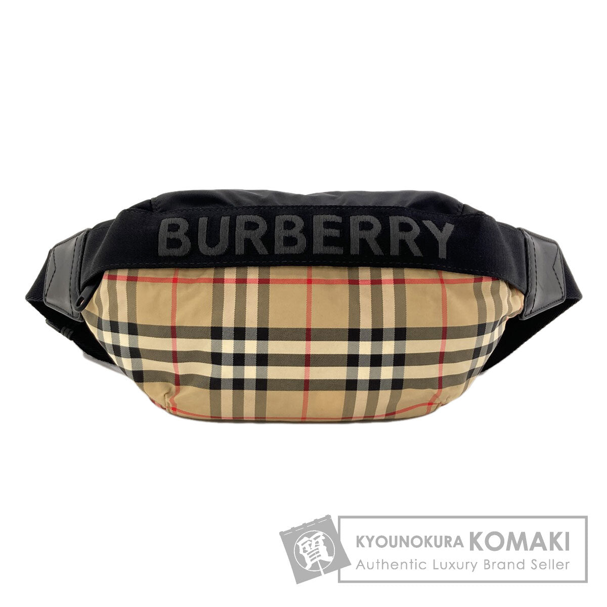 BURBERRY Burberry Check body bag Nylon canvas Ladies [Used]
