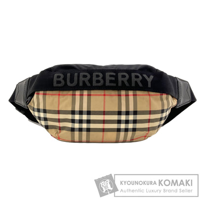 BURBERRY Burberry Check body bag Nylon canvas Ladies [Used]