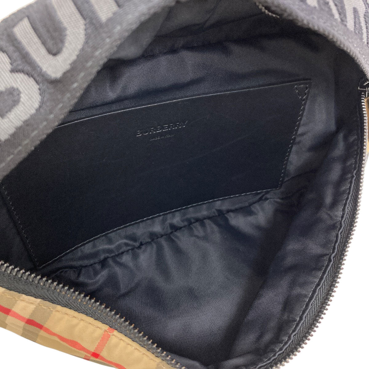BURBERRY Burberry Check body bag Nylon canvas Ladies [Used]