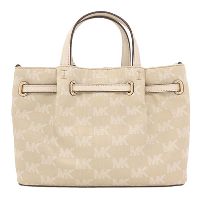 Michael Kors Center Zip Satchel 2-Way Handbag Canvas Ladies [Used]