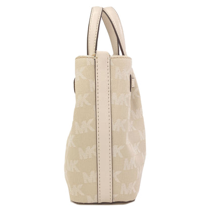 Michael Kors Center Zip Satchel 2-Way Handbag Canvas Ladies [Used]