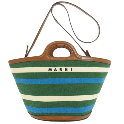 MARNI Tropicalia 2WAY Handbag Canvas LeatherLadies [Used]