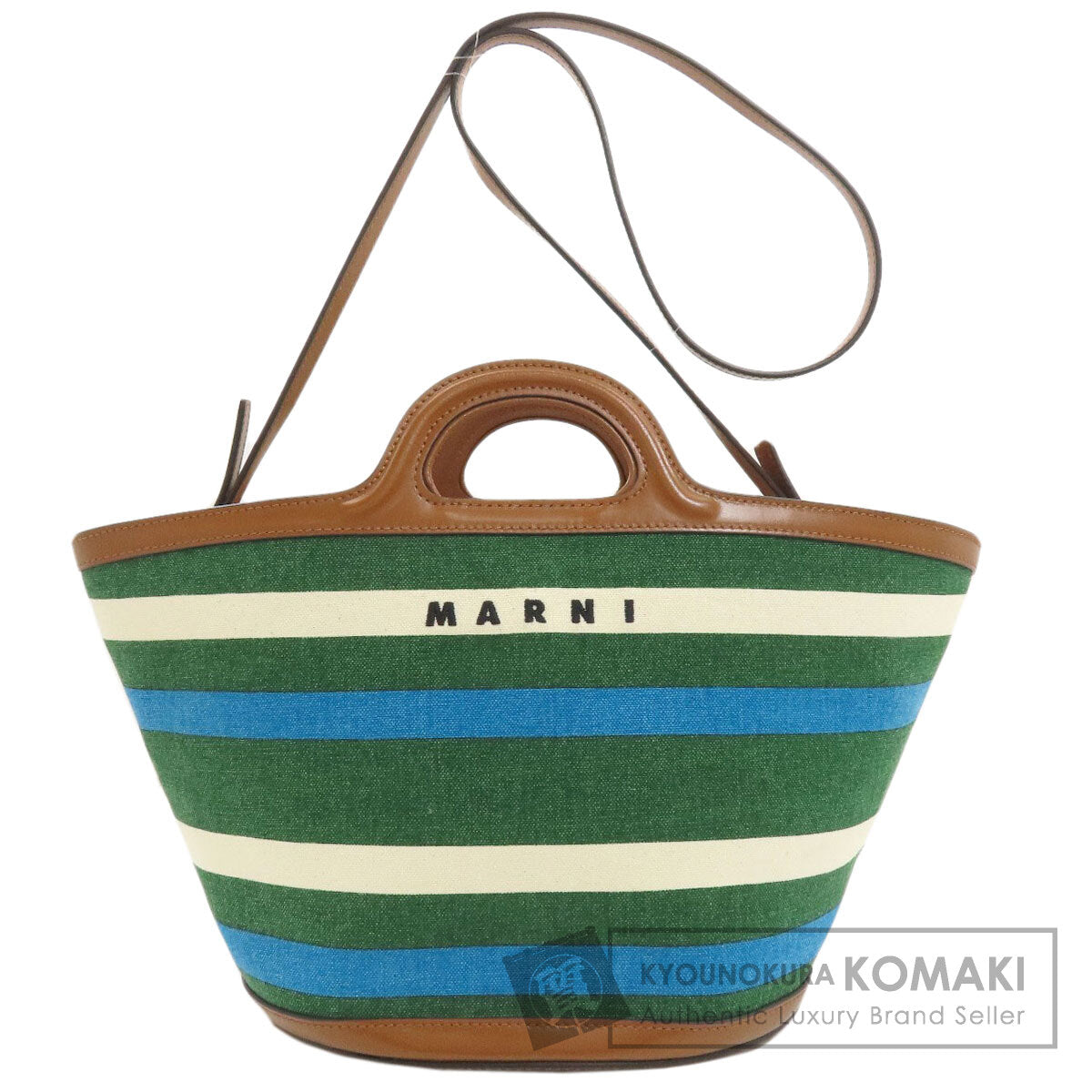 MARNI Tropicalia 2WAY Handbag Canvas LeatherLadies [Used]