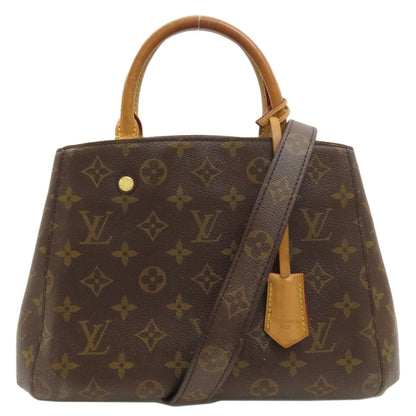 LOUIS VUITTON M41005 Montaigne BB Handbag Monogram canvas Ladies [Used]