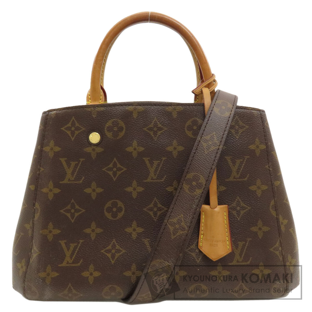 LOUIS VUITTON M41005 Montaigne BB Handbag Monogram canvas Ladies [Used]