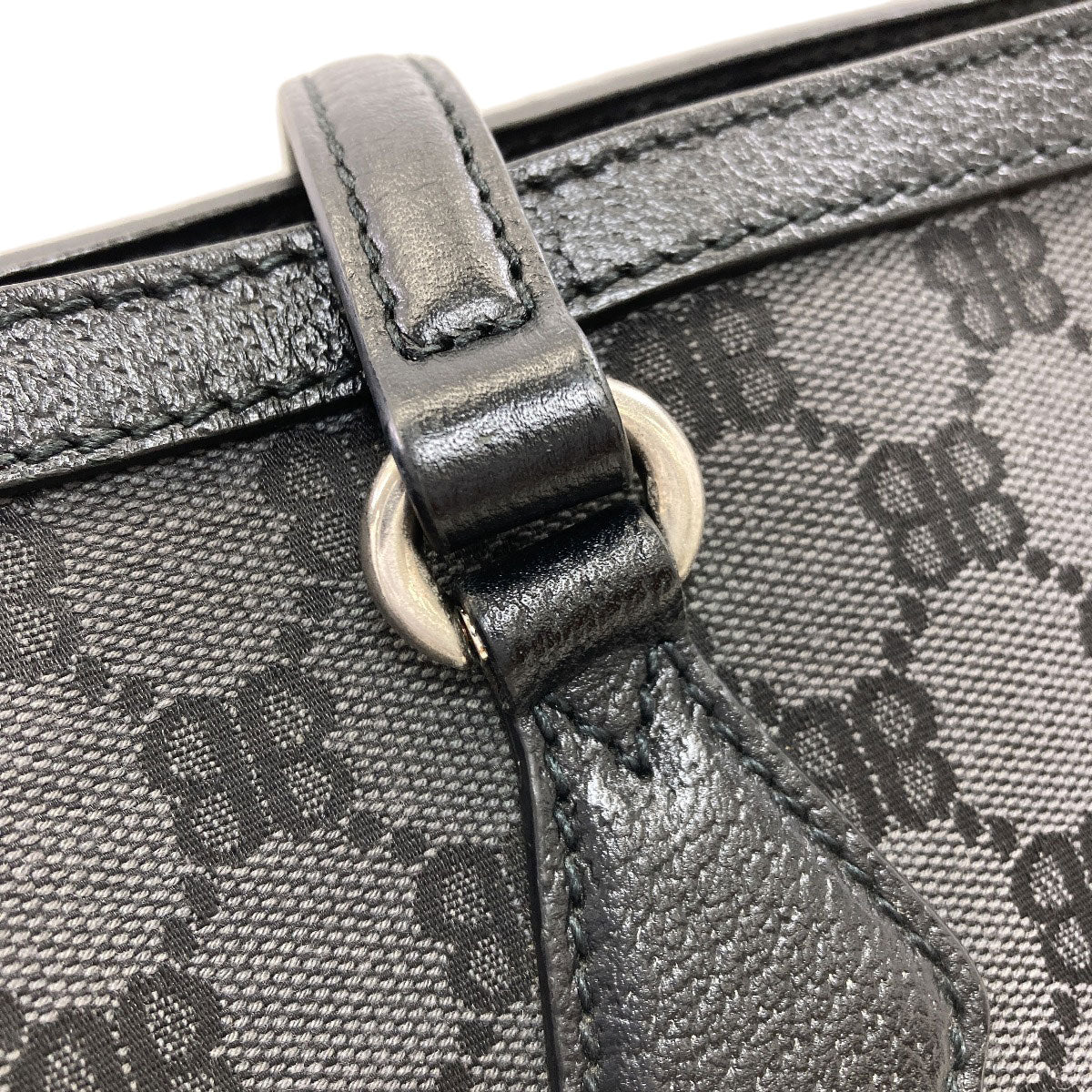 BALENCIAGA 680125 The Hacker Project Gucci Collaboration Tote Bag Canvas LeatherLadies [Used]