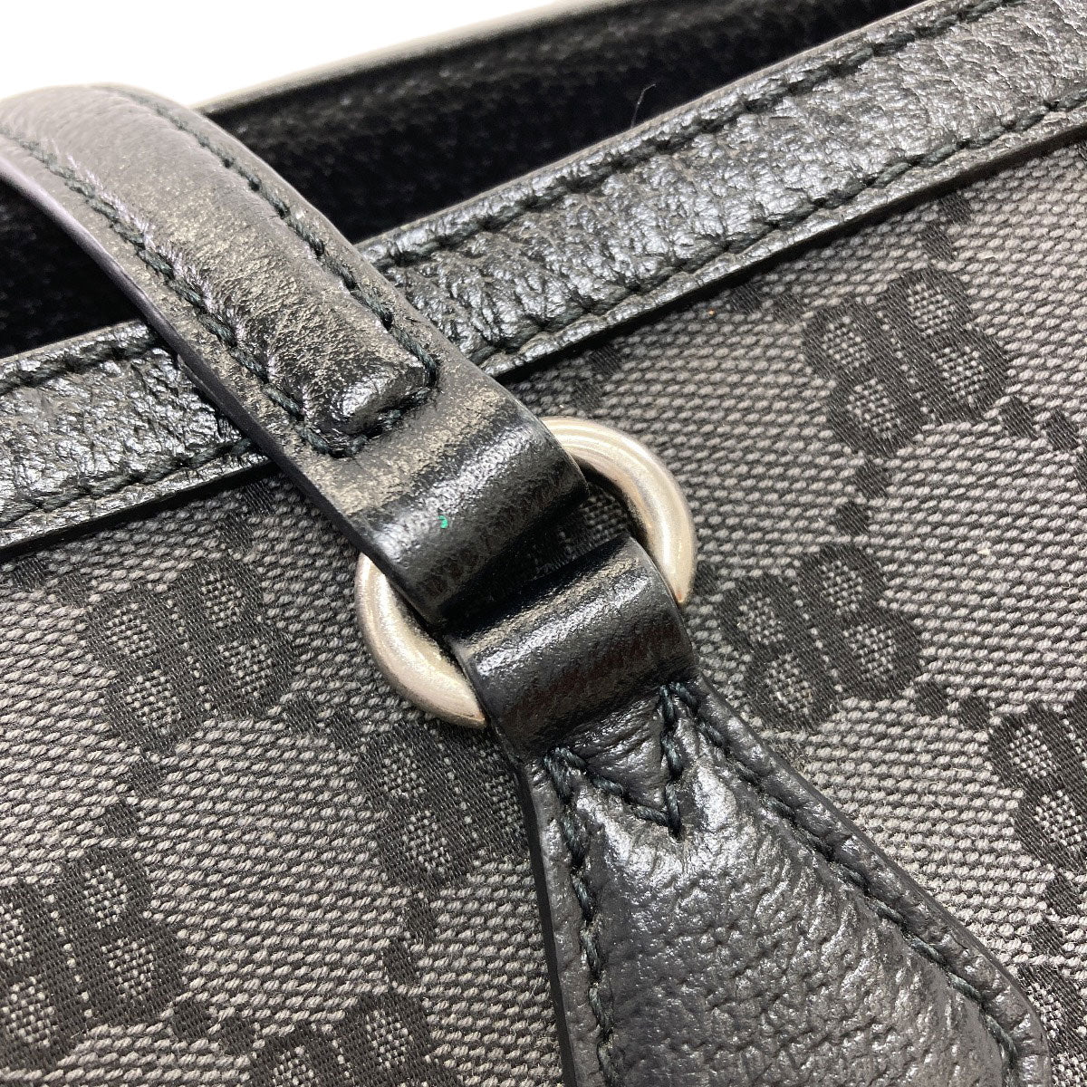 BALENCIAGA 680125 The Hacker Project Gucci Collaboration Tote Bag Canvas LeatherLadies [Used]