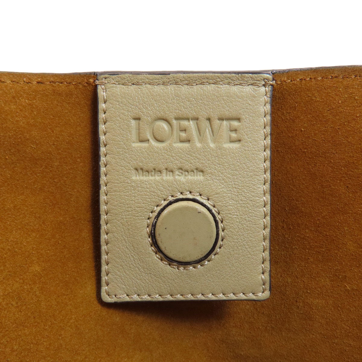 LOEWE Repeat Anagram T-Shopper Tote Bag Leather Ladies [Used]
