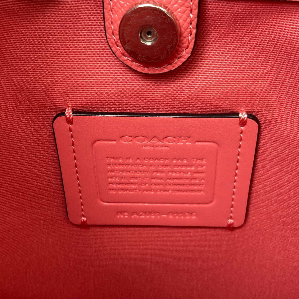 COACH 91136 Avenue Town Bucket 2WAY Handbag Denim Ladies [Used]