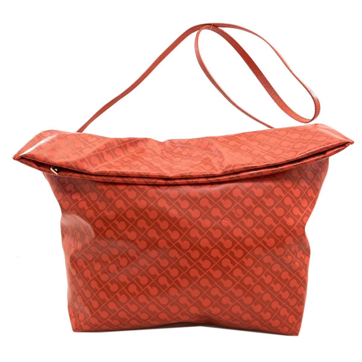 GHERARDINI Logo motif softy Shoulder Bag Nylon canvas Ladies [Used]