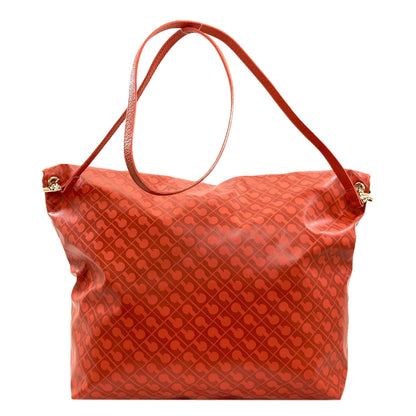 GHERARDINI Logo motif softy Shoulder Bag Nylon canvas Ladies [Used]