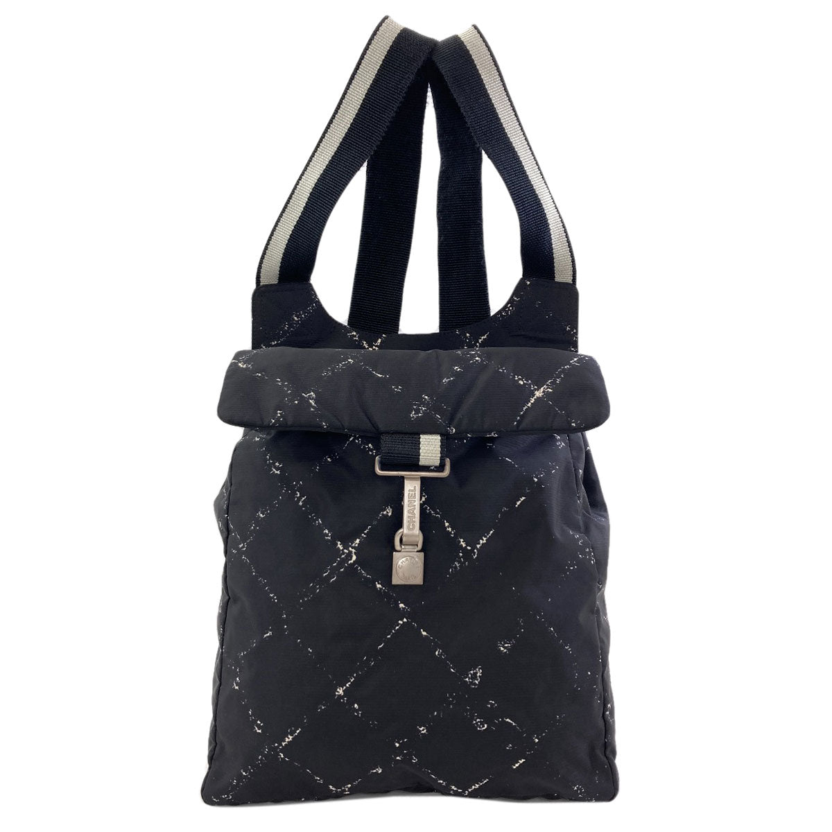 CHANEL Travel line Backpack Â· Daypack Nylon jacquard Ladies [Used]