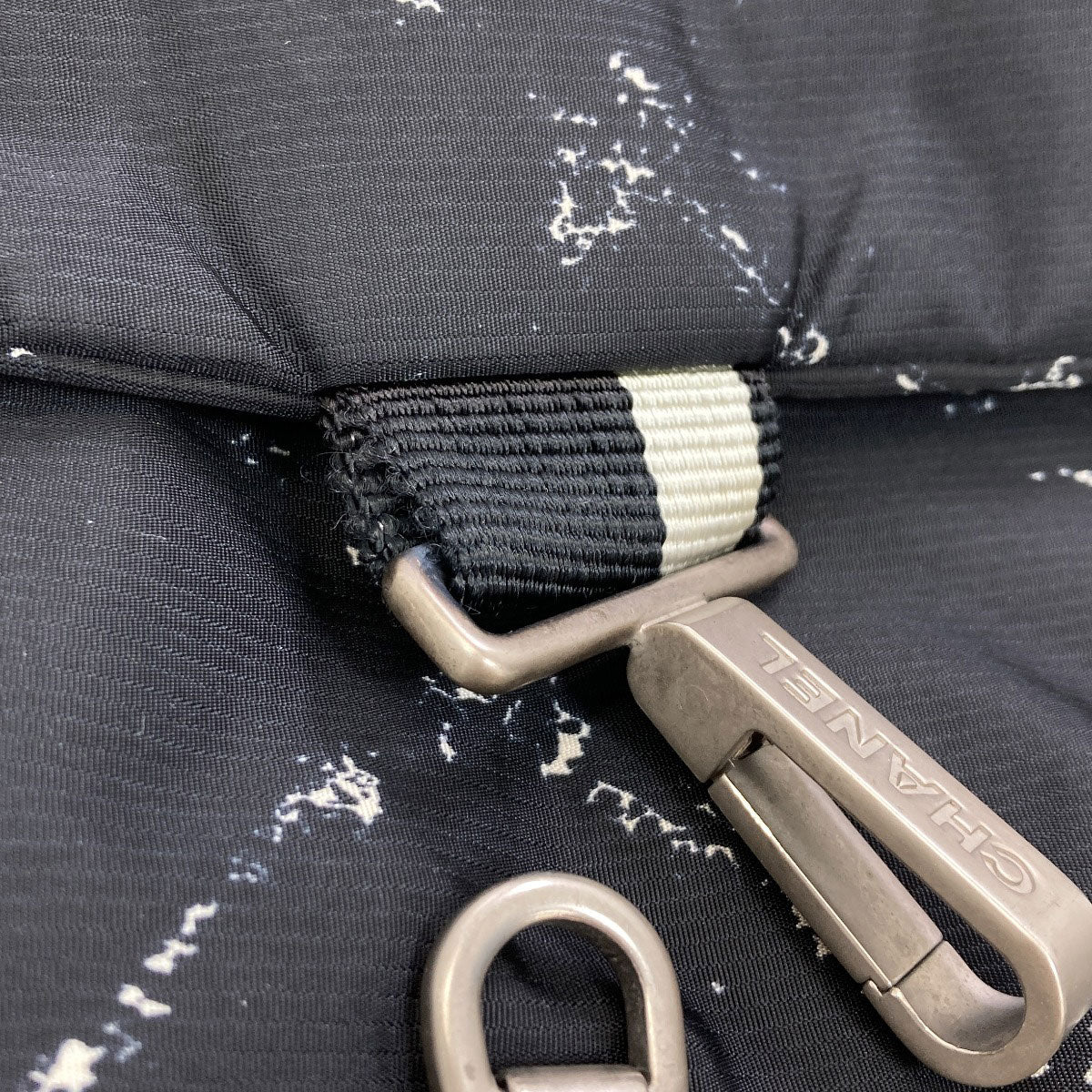 CHANEL Travel line Backpack Â· Daypack Nylon jacquard Ladies [Used]