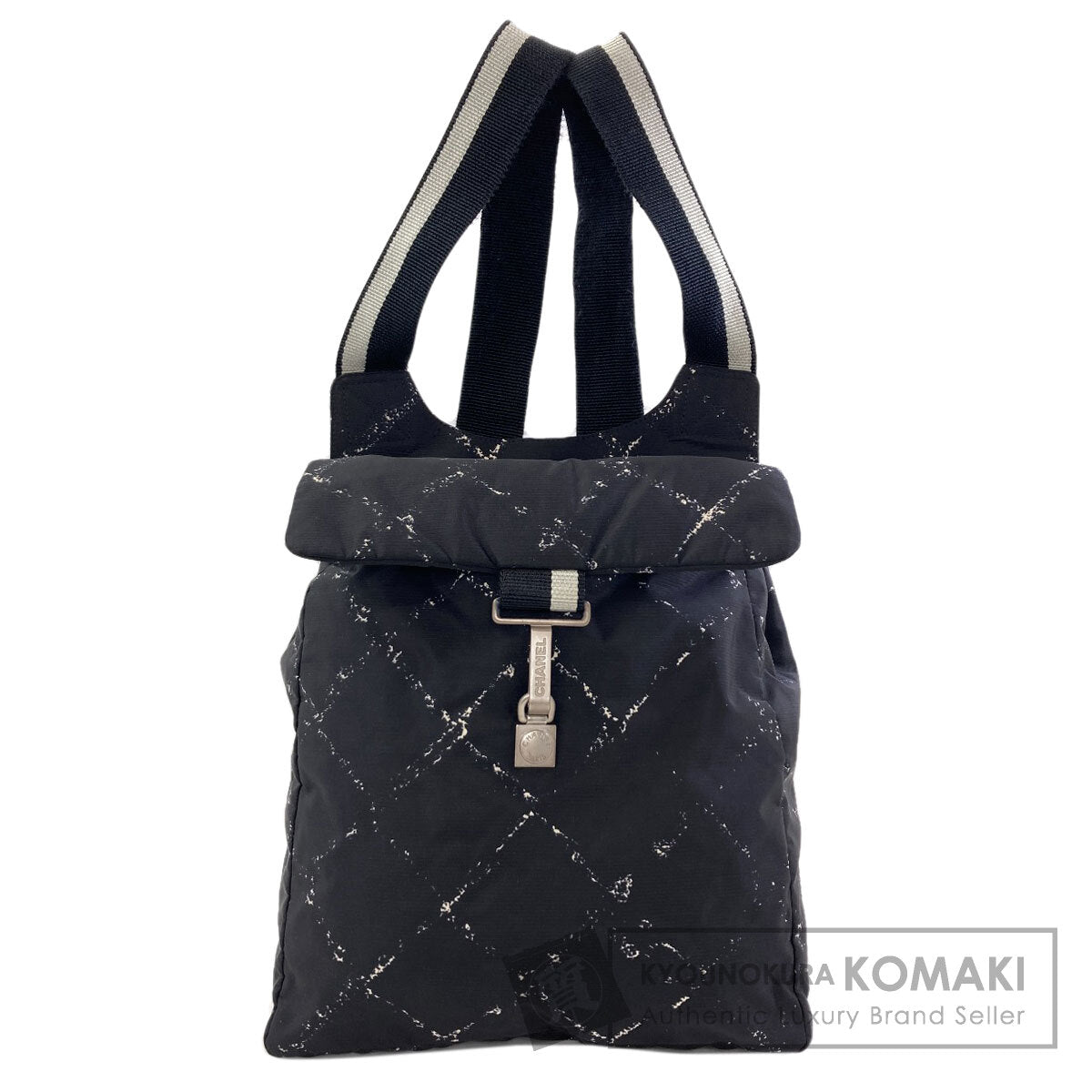 CHANEL Travel line Backpack Â· Daypack Nylon jacquard Ladies [Used]