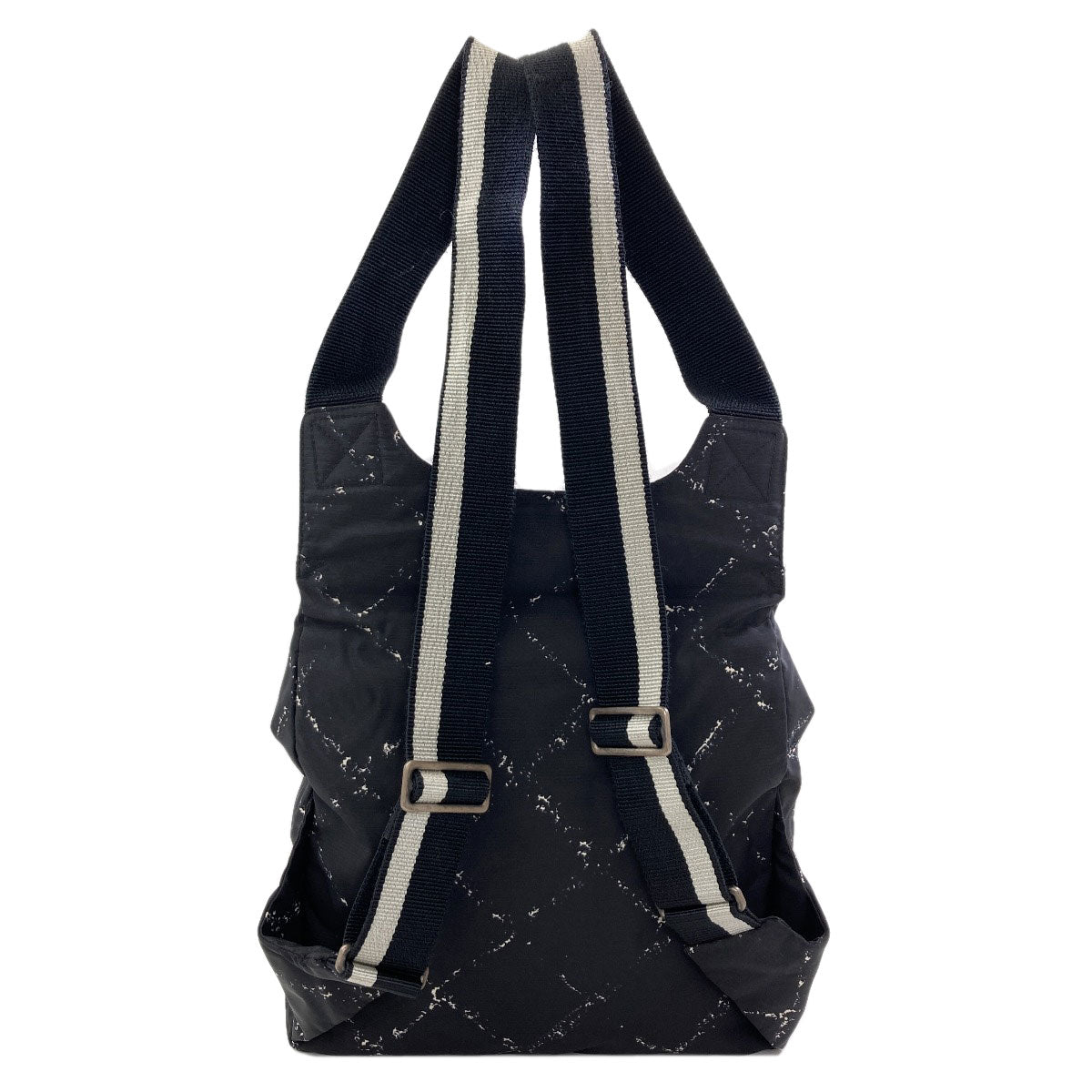 CHANEL Travel line Backpack Â· Daypack Nylon jacquard Ladies [Used]