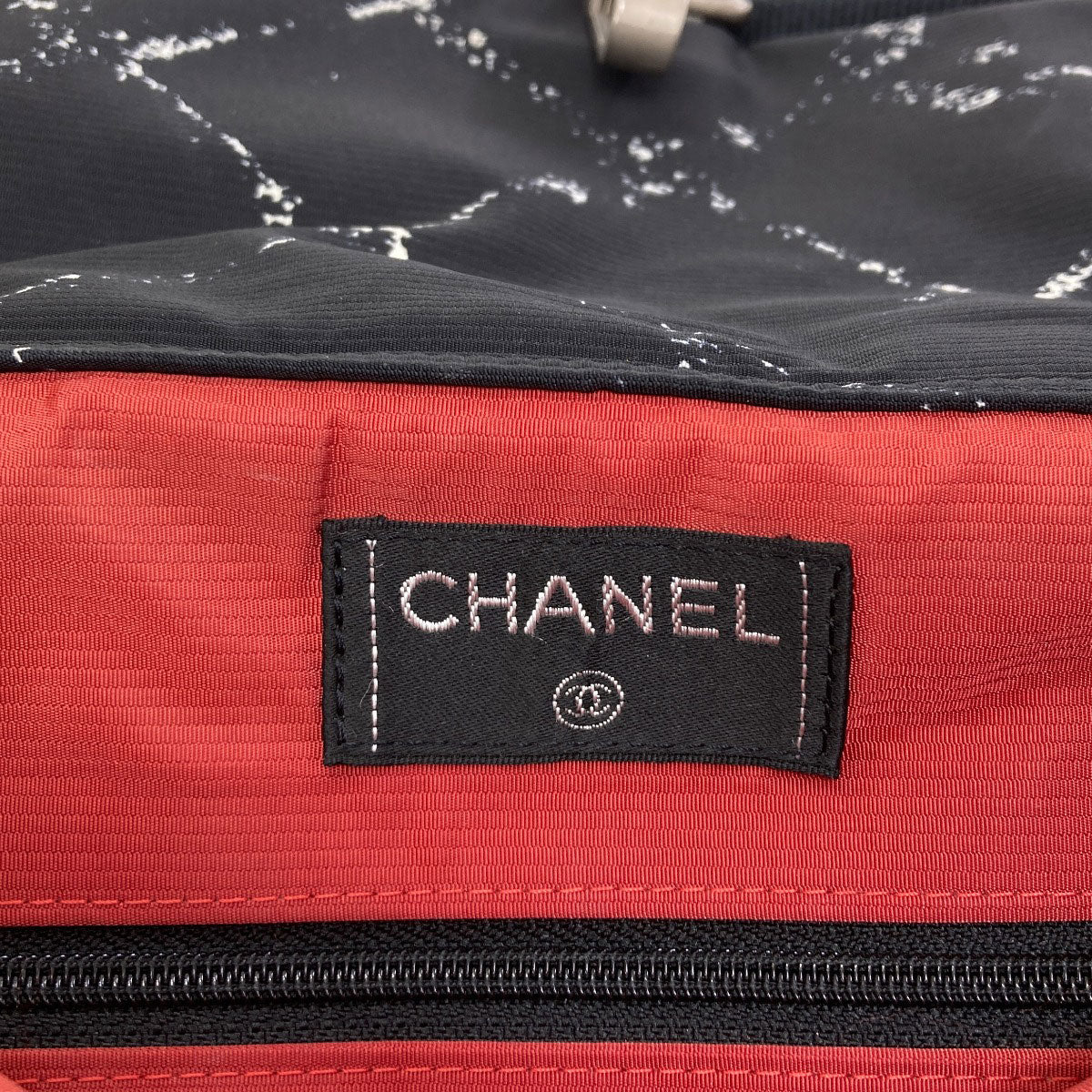 CHANEL Travel line Backpack Â· Daypack Nylon jacquard Ladies [Used]